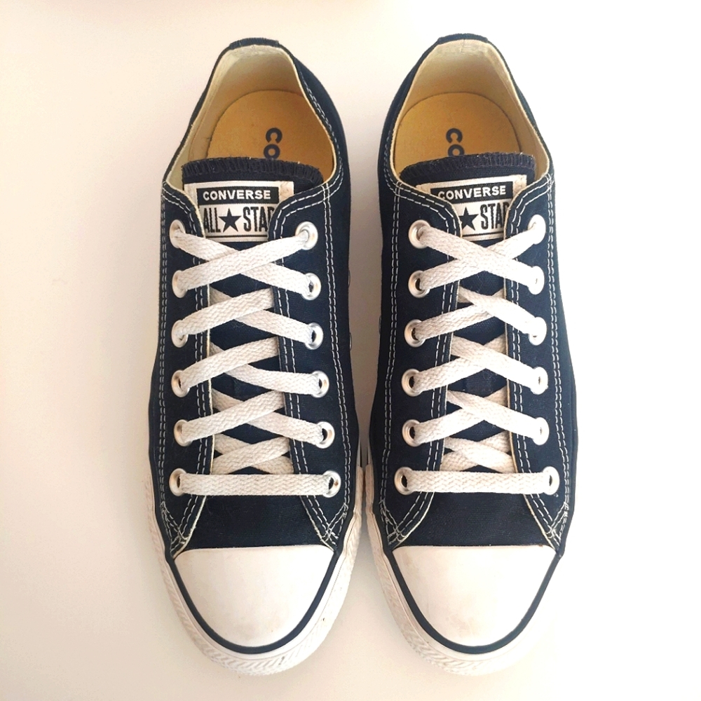 CONVERSE/Chuck Taylor All Star Classic Unisex Canvas Shoe/Black/Women's9 Men's 7